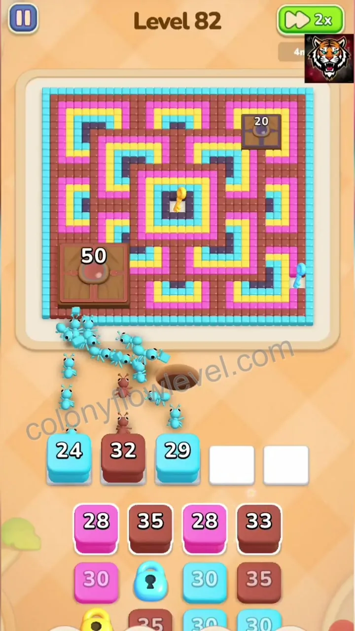Colony Flow Level 82 step 2