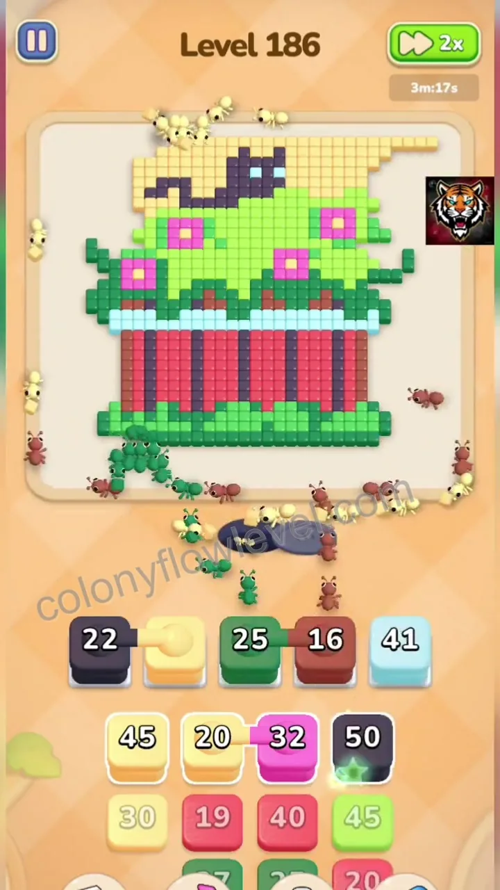Colony Flow Level 186 step 3