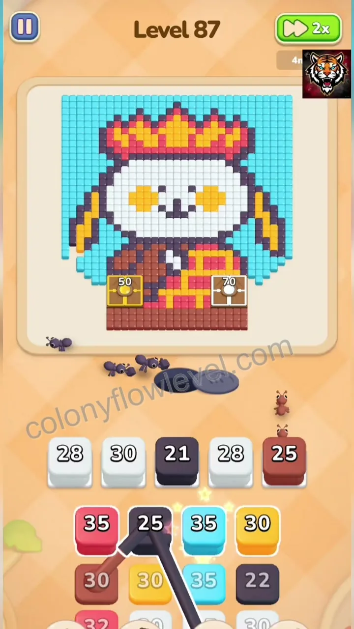Colony Flow Level 87 step 3