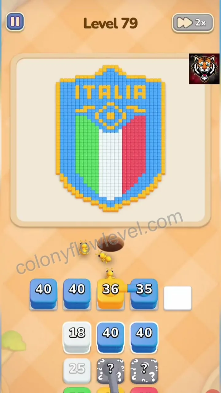 Colony Flow Level 79 step 2