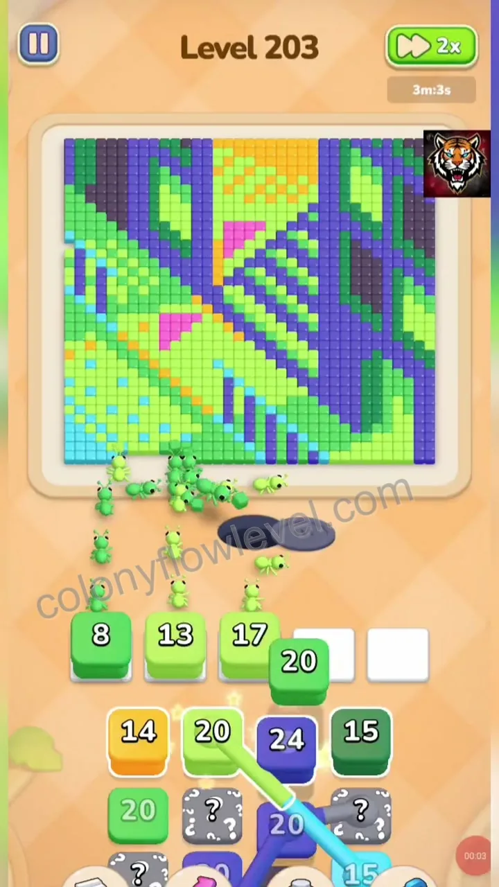 Colony Flow Level 203 step 2