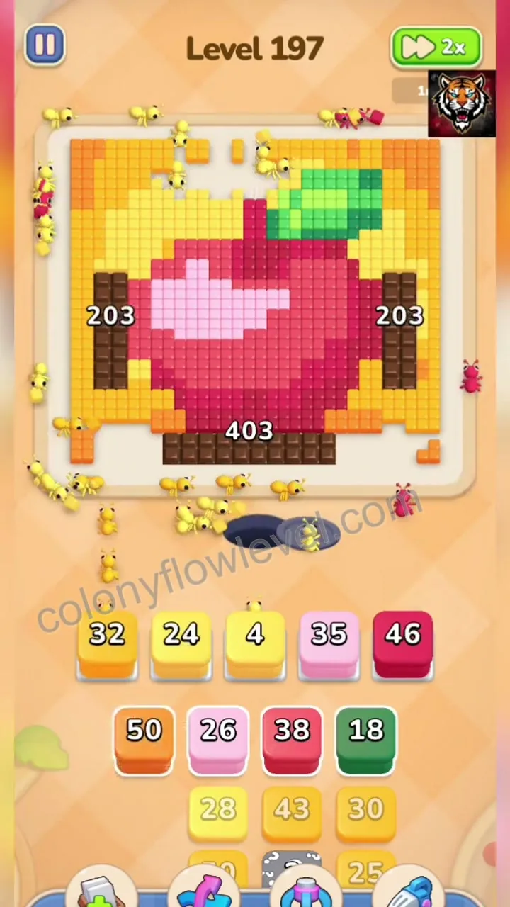 Colony Flow Level 197 step 3
