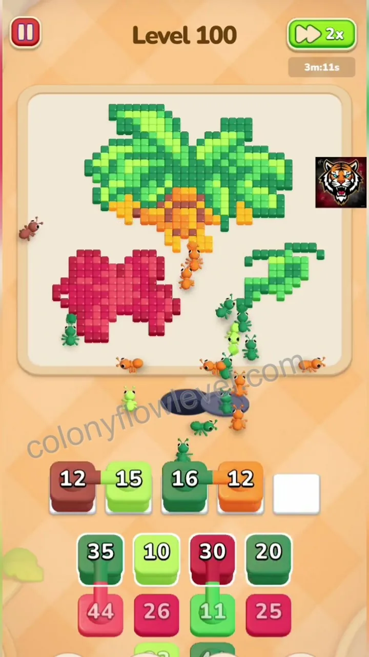 Colony Flow Level 100 step 4