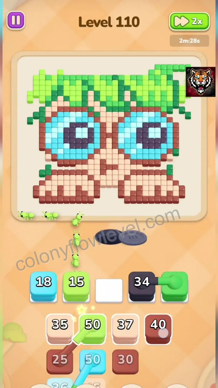 Colony Flow Level 110 step 4