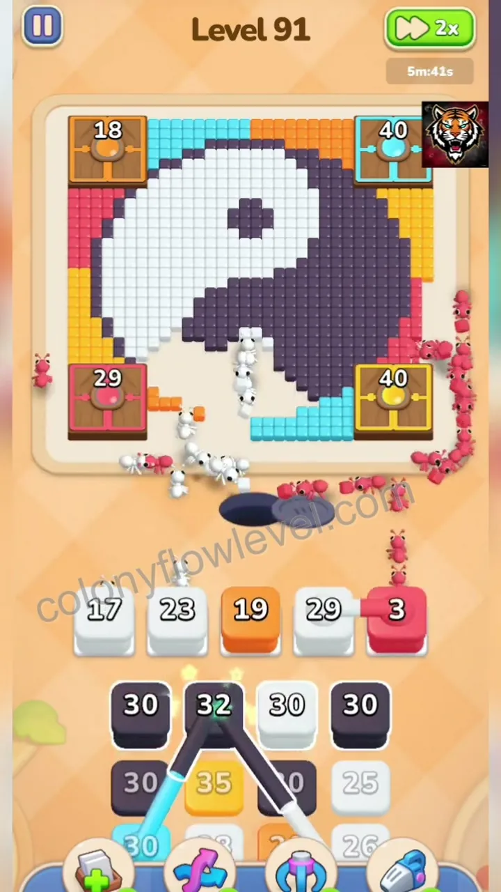 Colony Flow Level 91 step 3