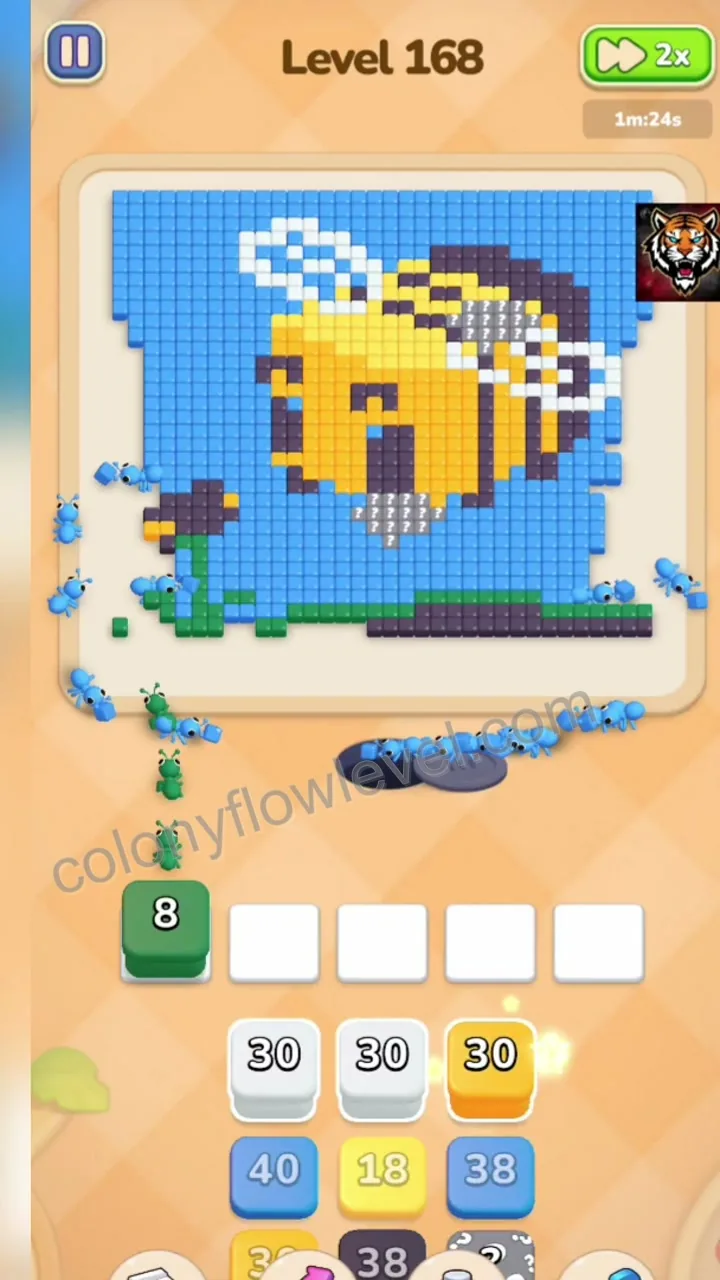 Colony Flow Level 168 step 3