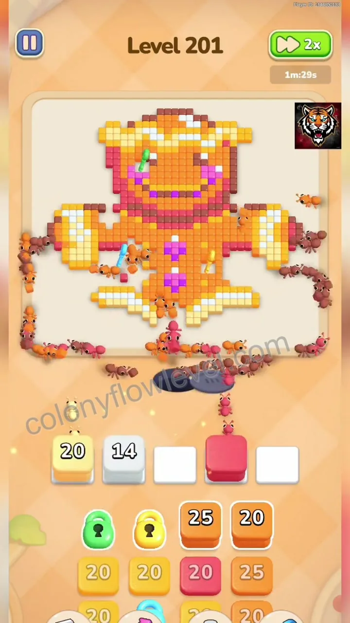 Colony Flow Level 201 step 4
