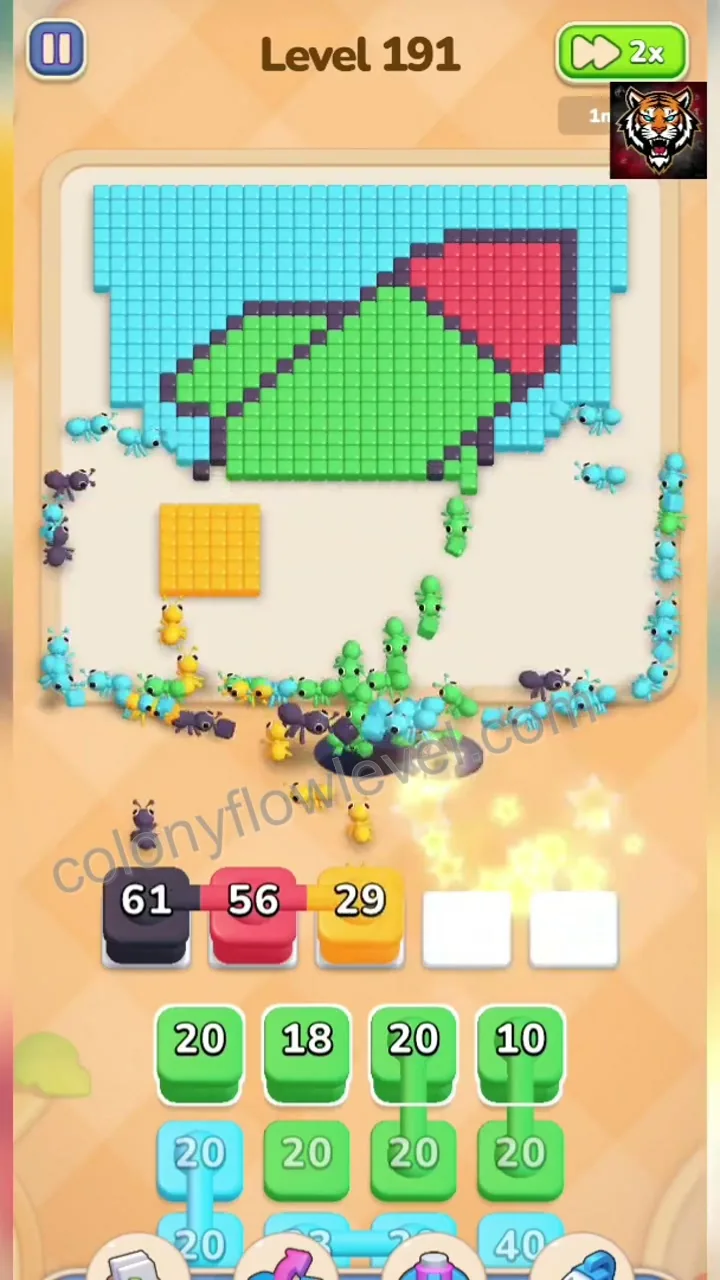 Colony Flow Level 191 step 4