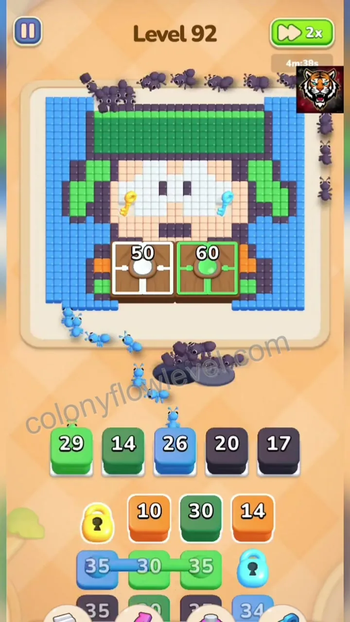 Colony Flow Level 92 step 3