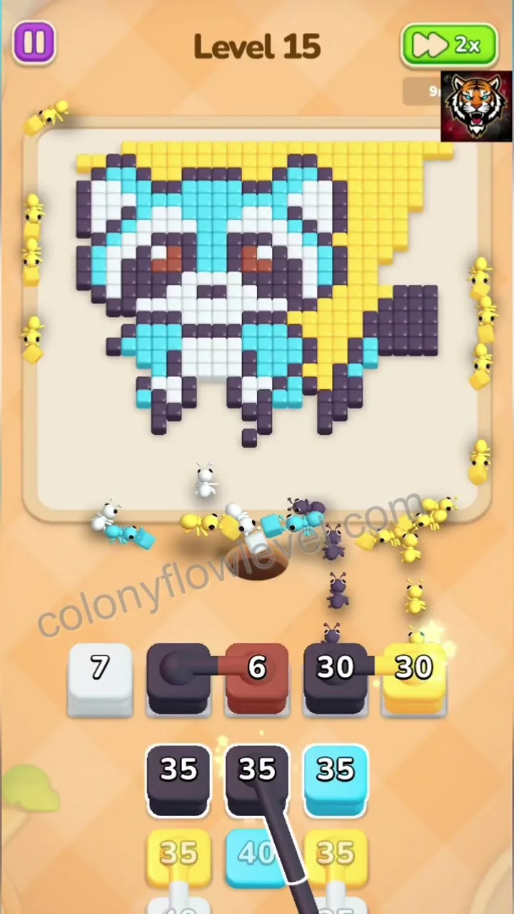 Colony Flow Level 15 step 4