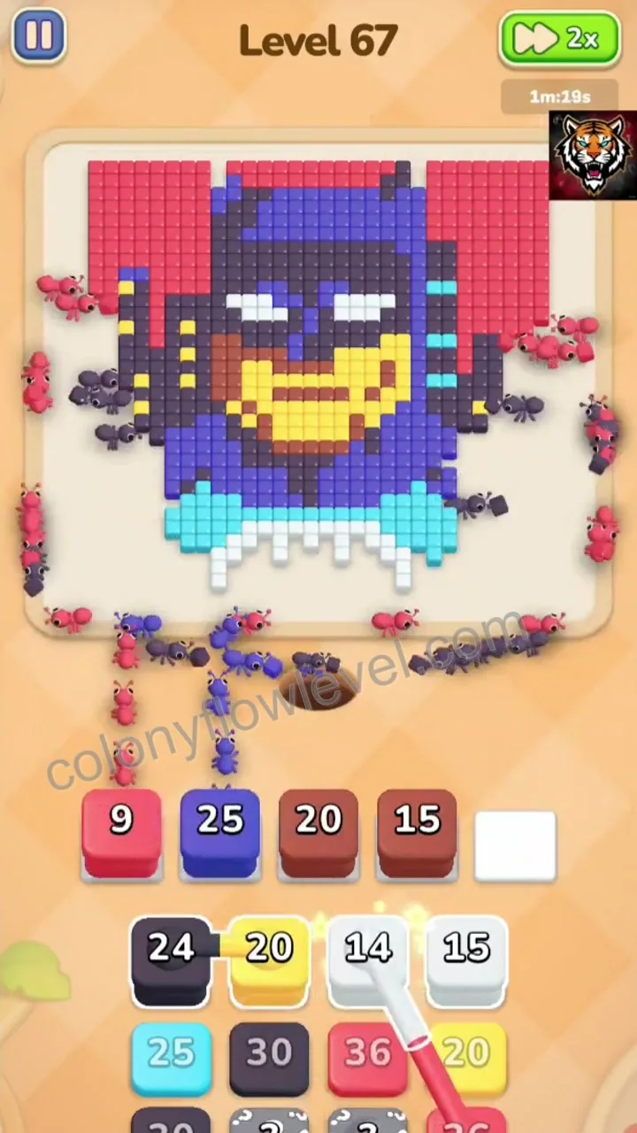 Colony Flow Level 67 step 4