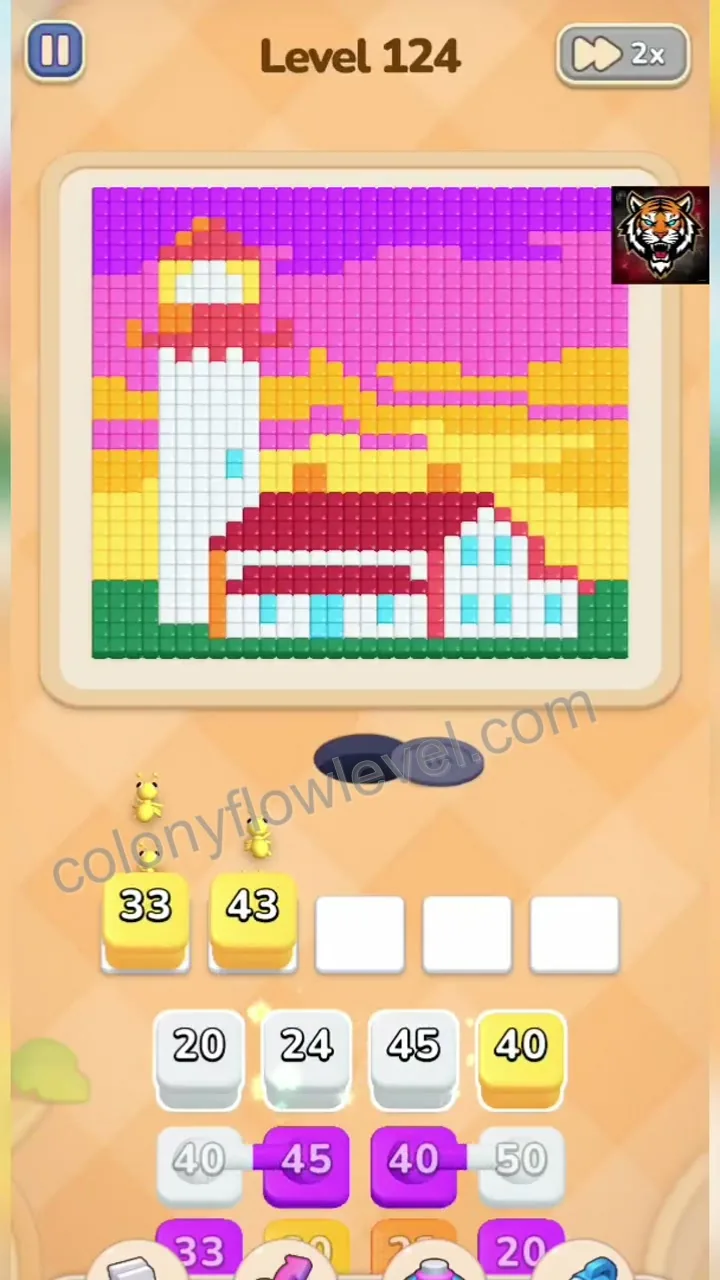Colony Flow Level 124 step 2