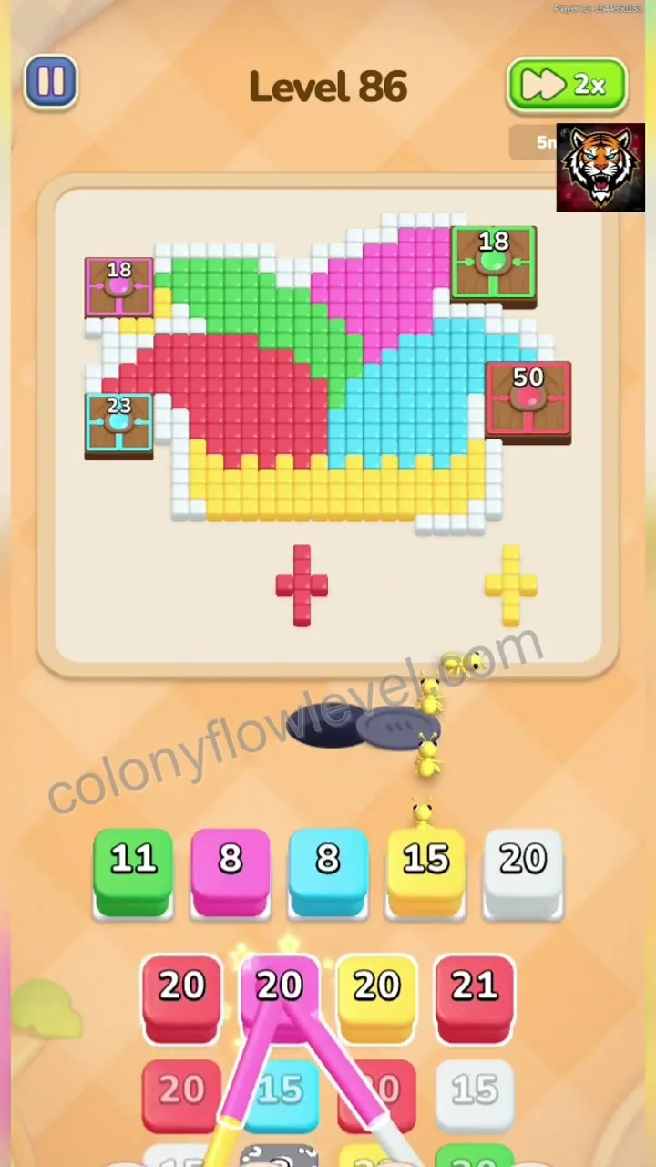 Colony Flow Level 86 step 4
