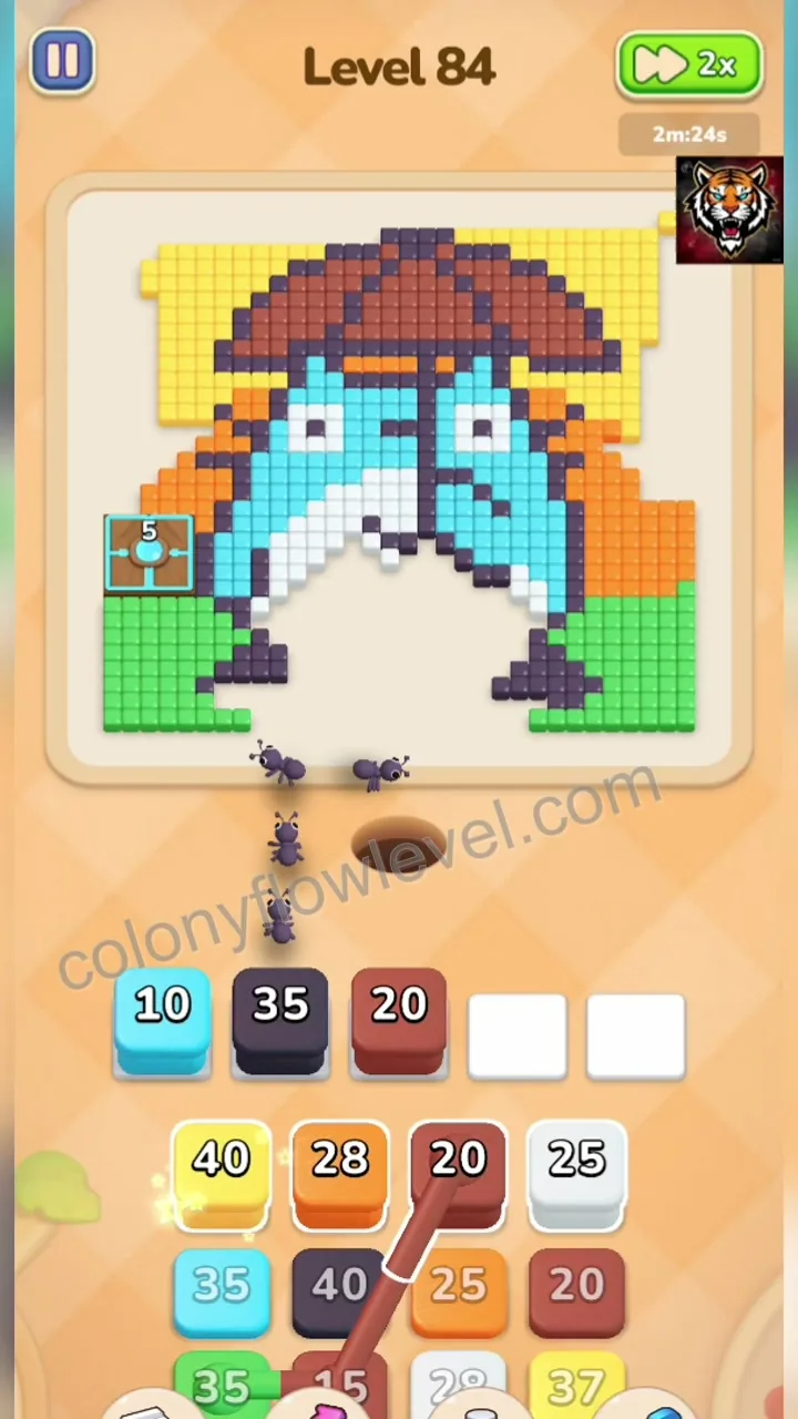 Colony Flow Level 84 step 4