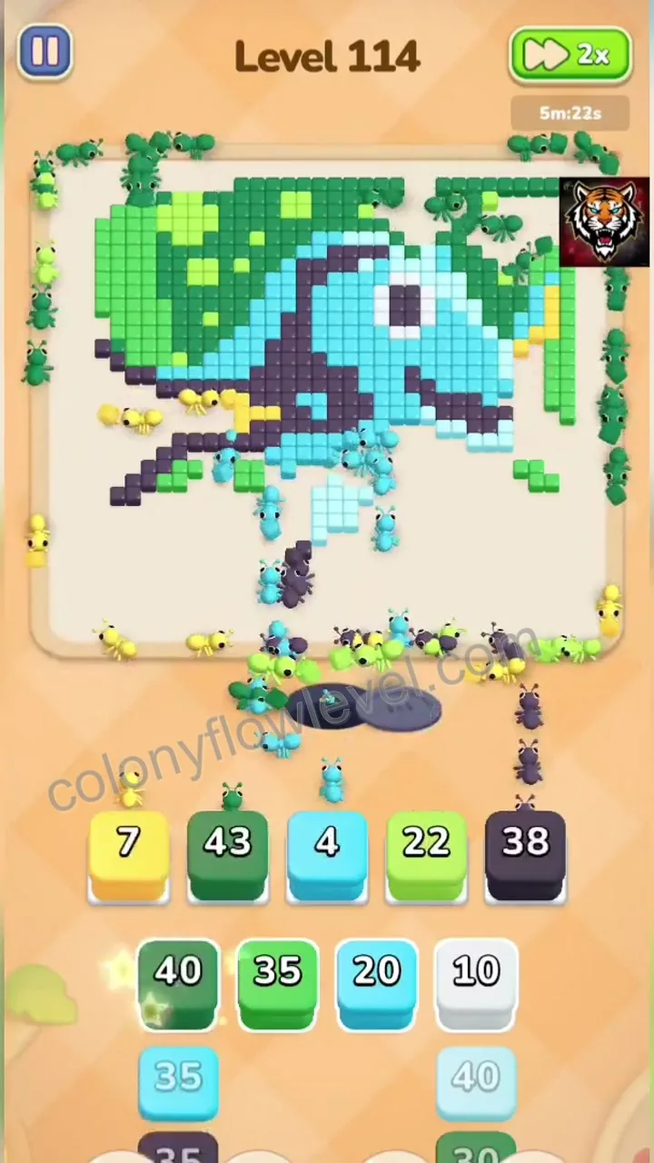 Colony Flow Level 114 step 4