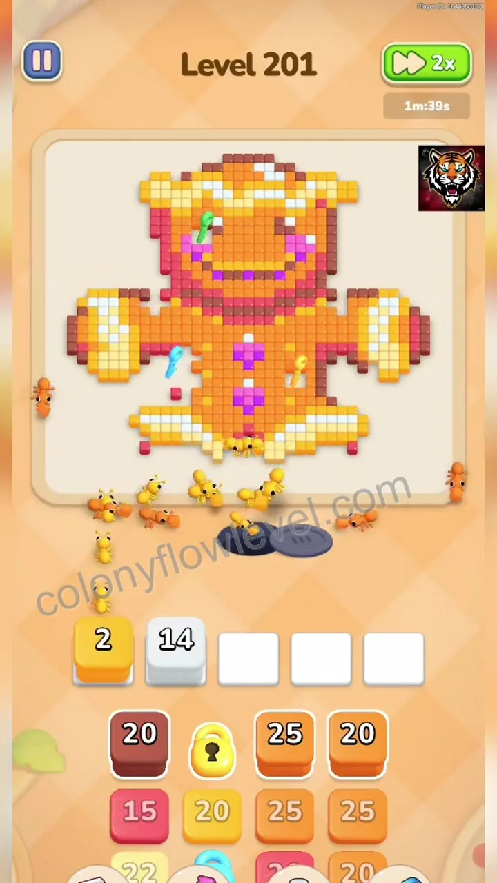 Colony Flow Level 201 step 3