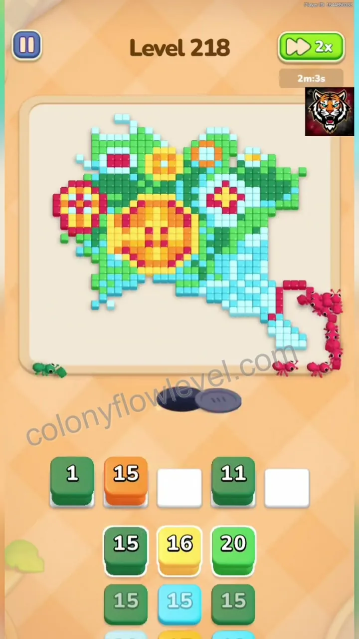 Colony Flow Level 218 step 3