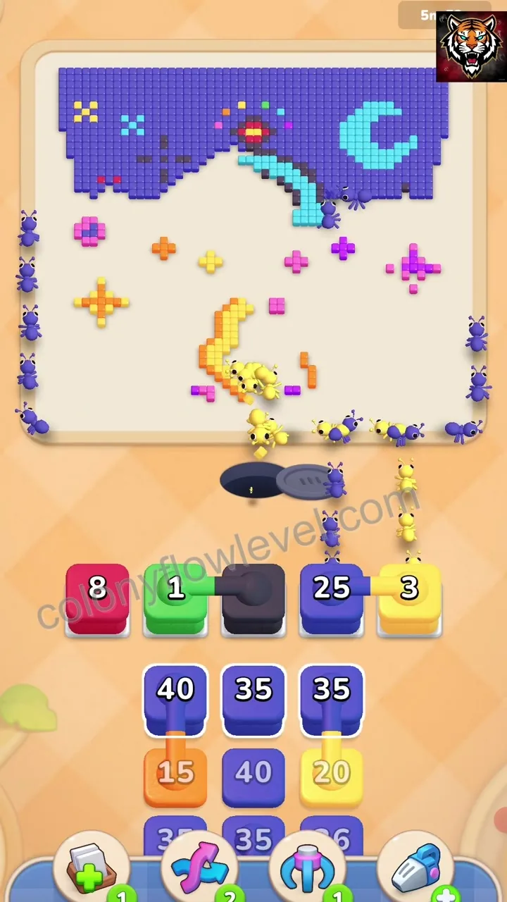 Colony Flow Level 240 step 4