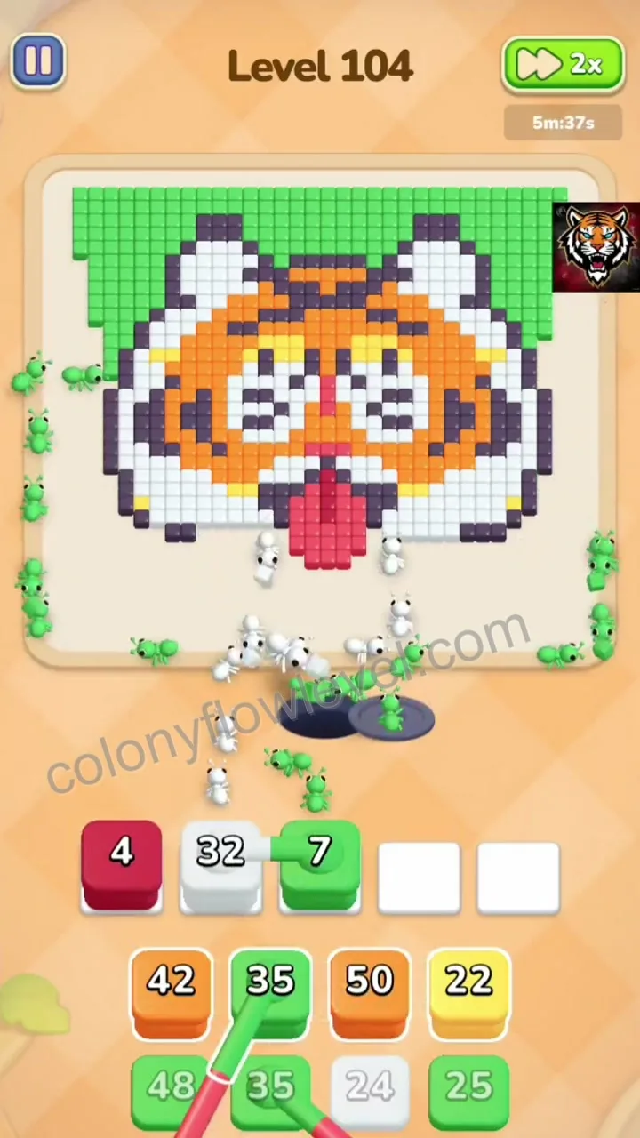 Colony Flow Level 104 step 4