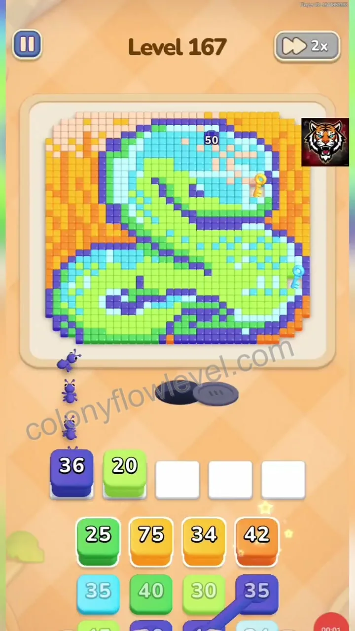 Colony Flow Level 167 step 2