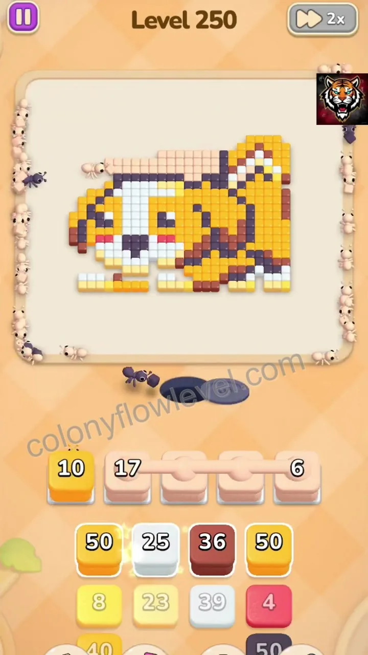 Colony Flow Level 250 step 4