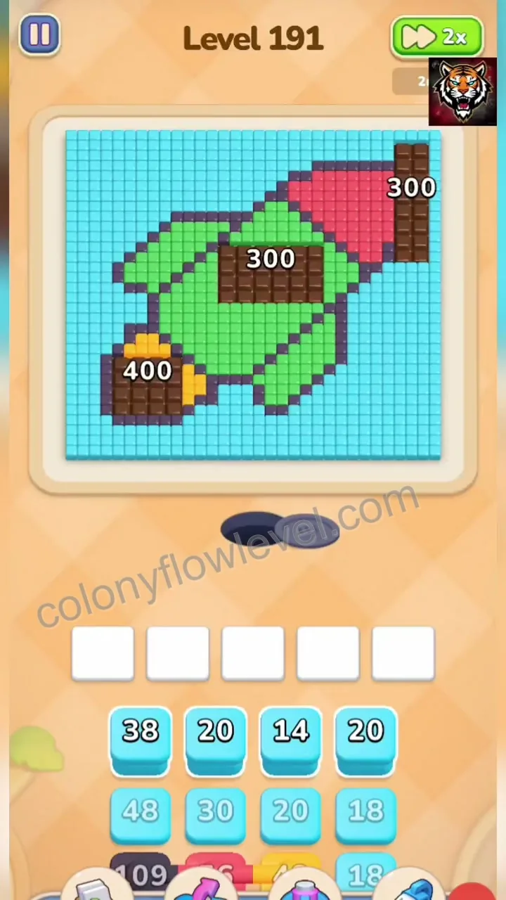 Colony Flow Level 191 step 1