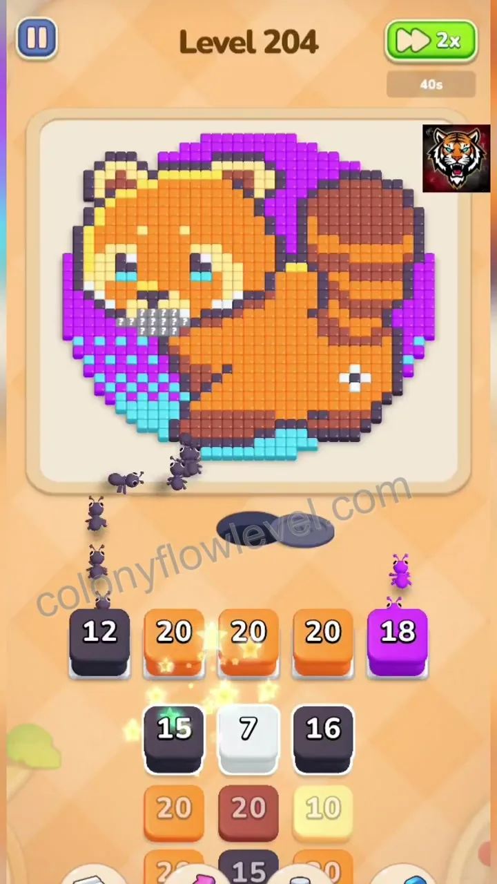 Colony Flow Level 204 step 2