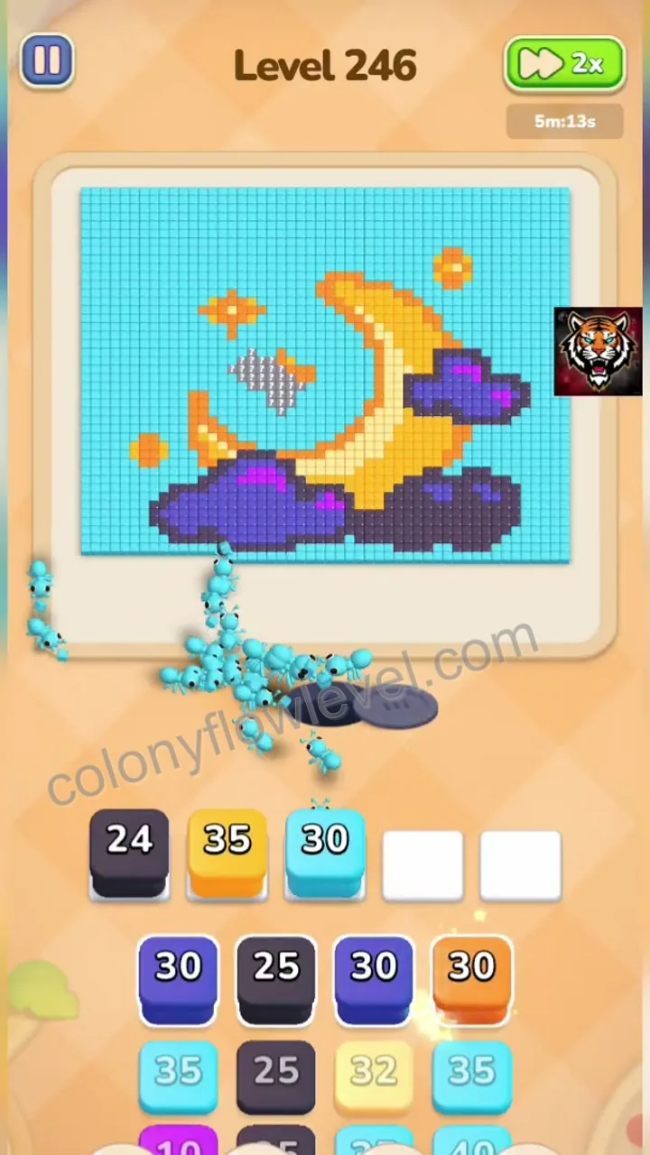 Colony Flow Level 246 step 3