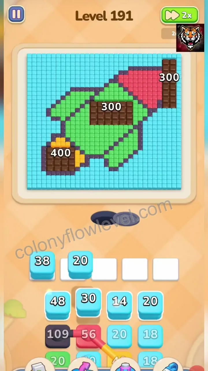 Colony Flow Level 191 step 2