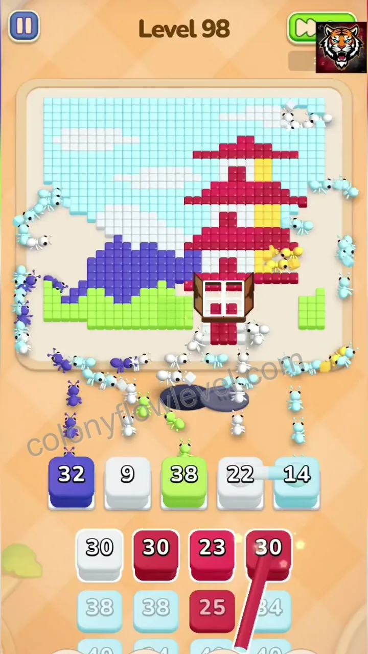 Colony Flow Level 98 step 4