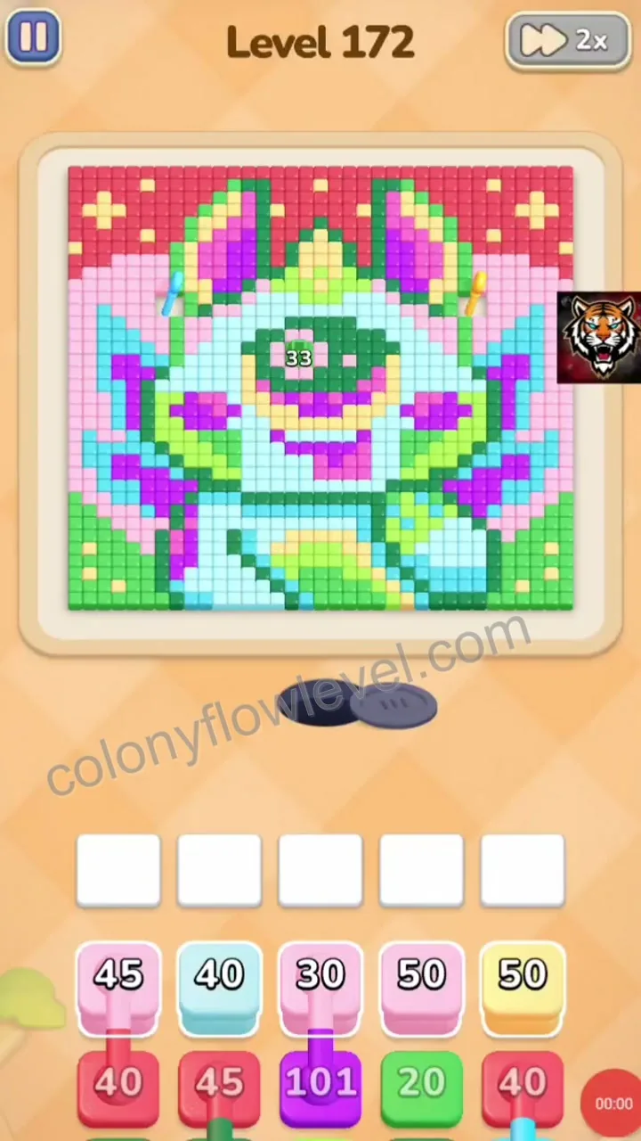 Colony Flow Level 172 step 1