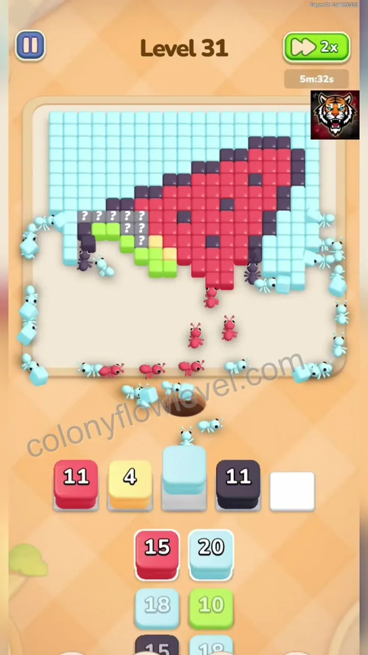 Colony Flow Level 31 step 4