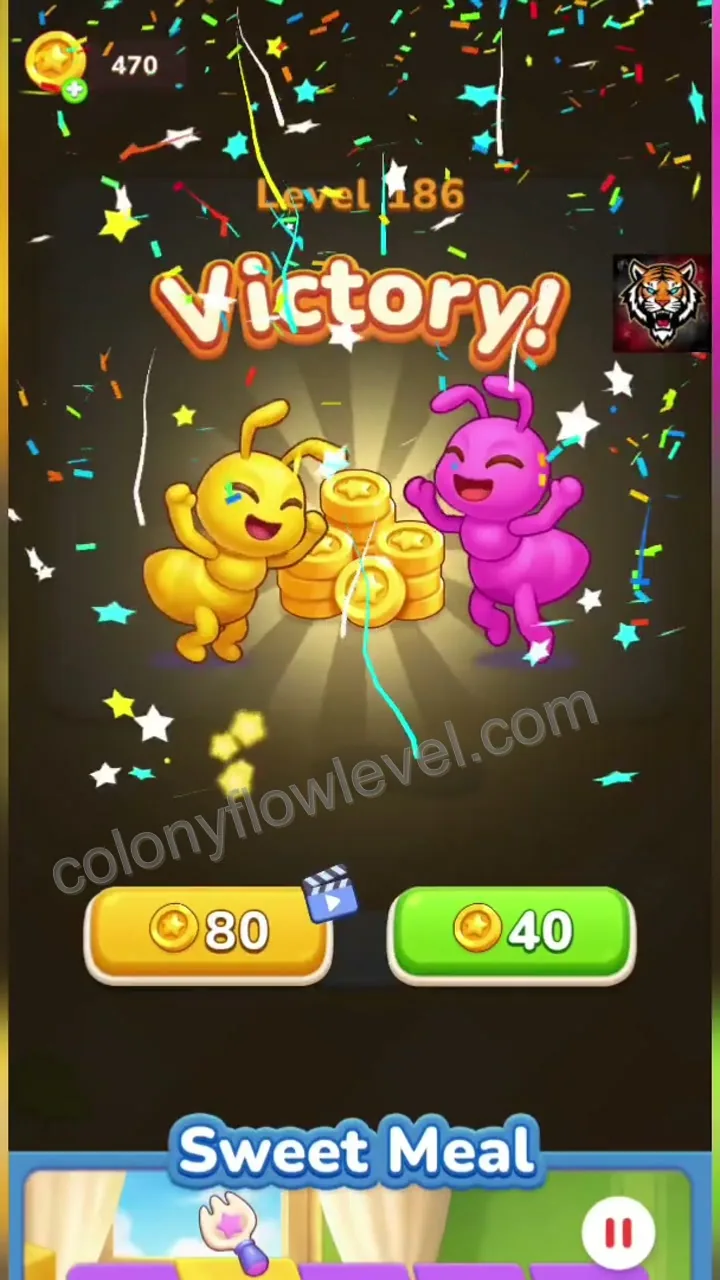 Colony Flow Level 186 step 4