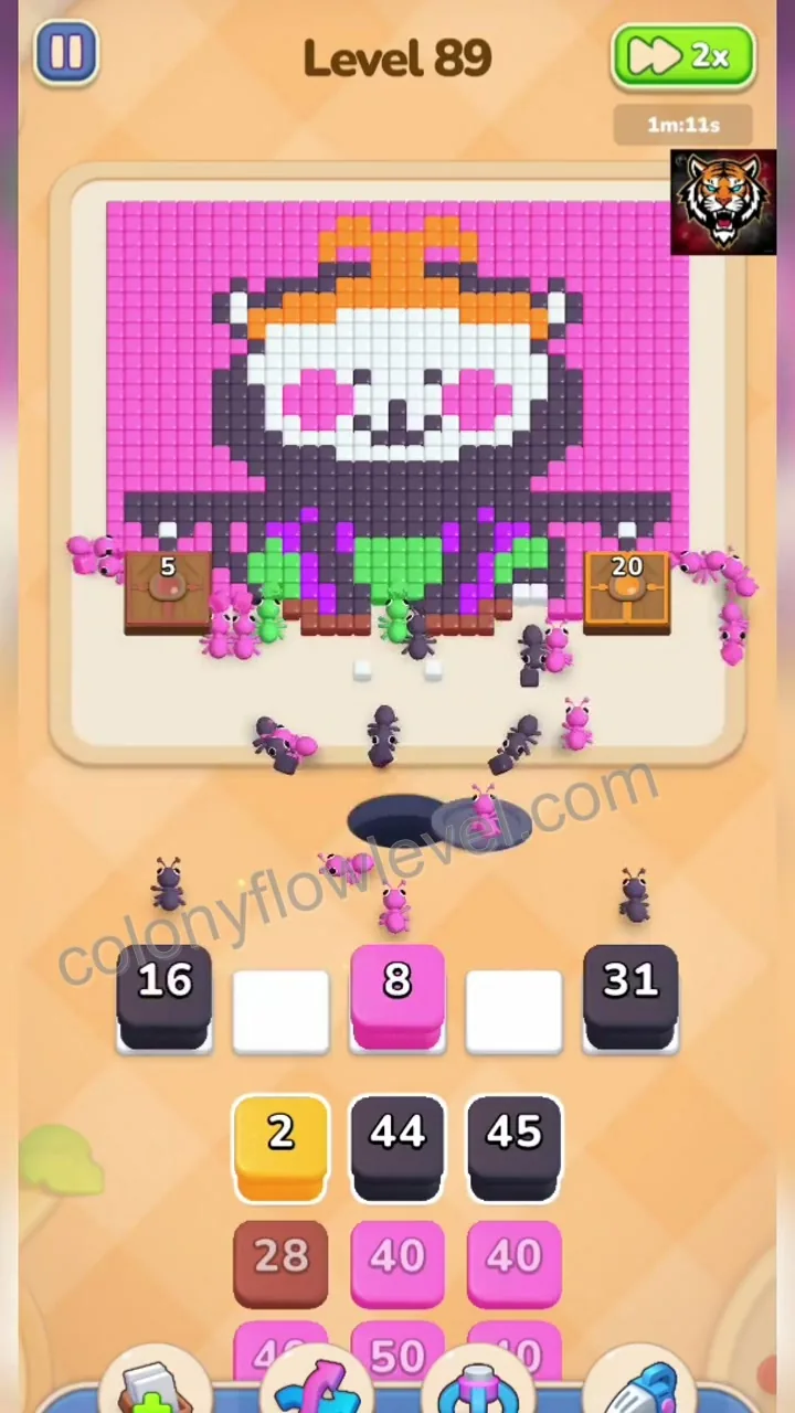 Colony Flow Level 89 step 3