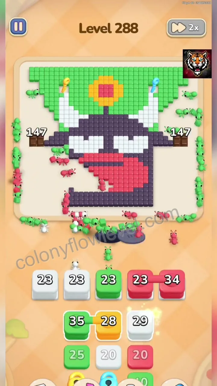 Colony Flow Level 288 step 4