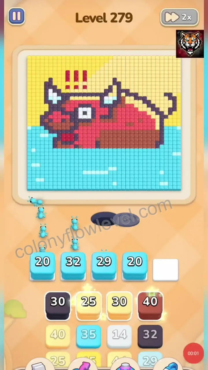 Colony Flow Level 279 step 2