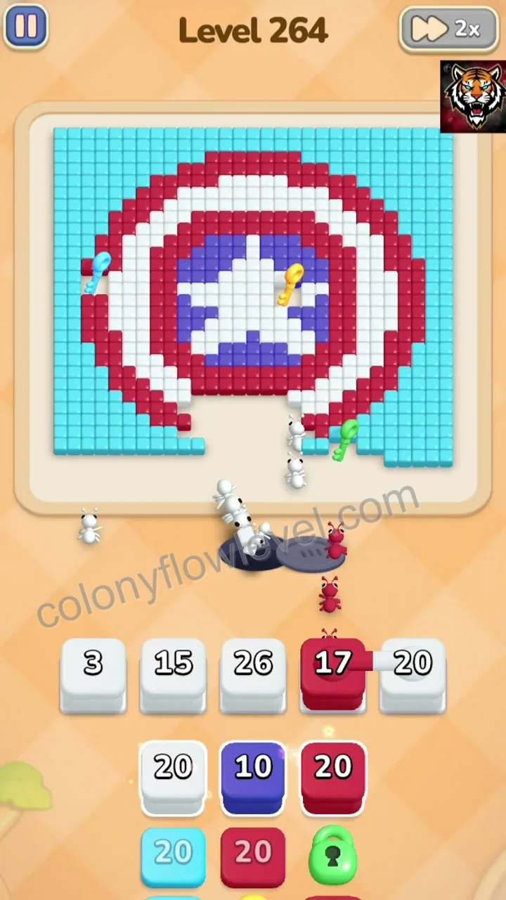 Colony Flow Level 264 step 3