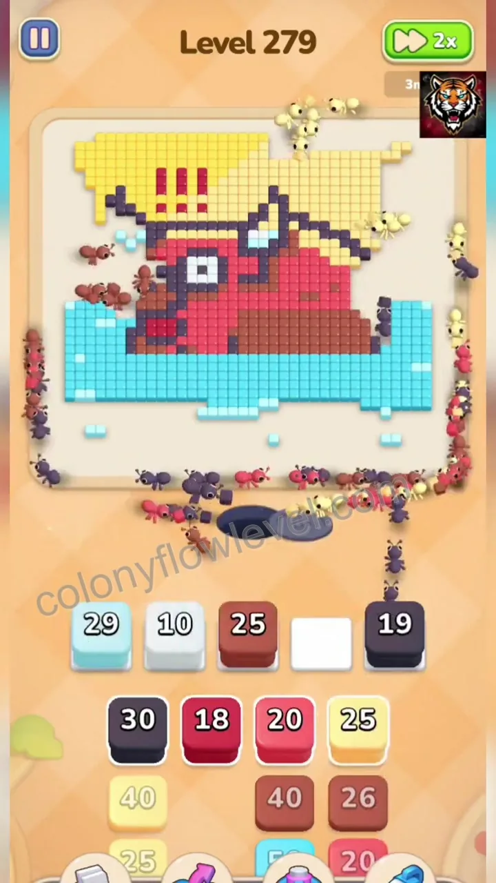 Colony Flow Level 279 step 4