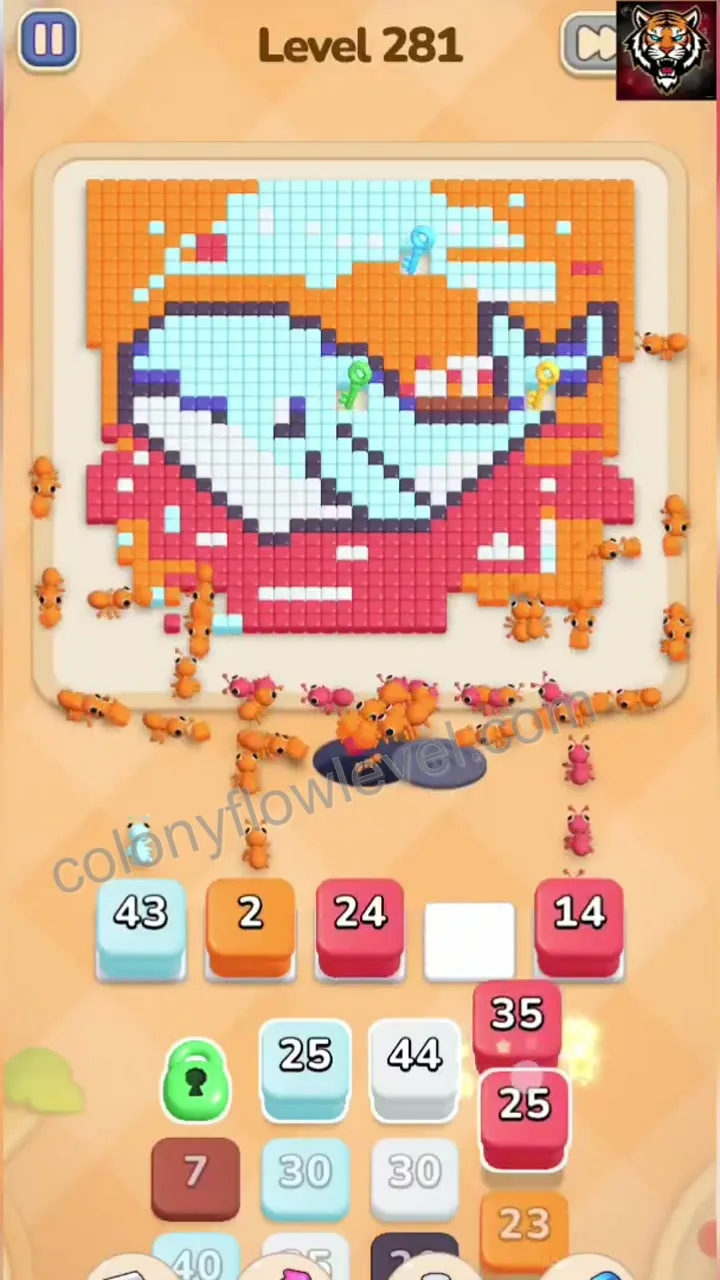 Colony Flow Level 281 step 3