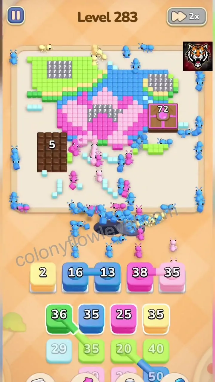 Colony Flow Level 283 step 4