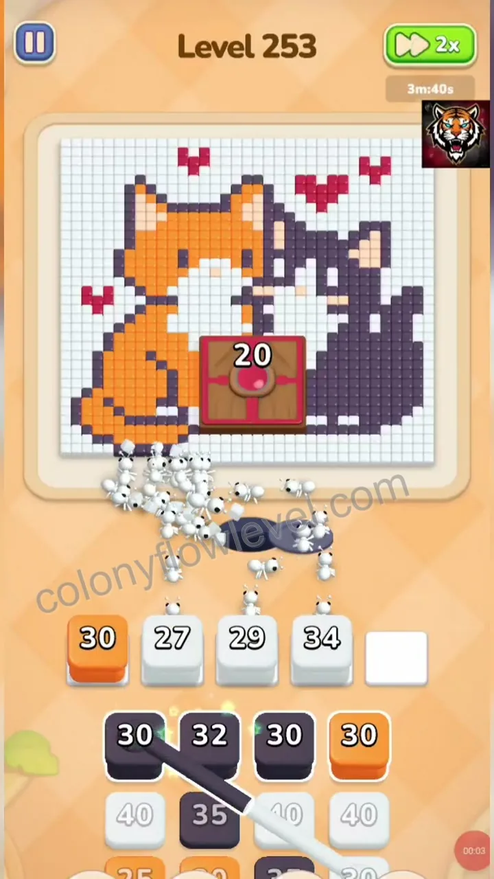 Colony Flow Level 253 step 2
