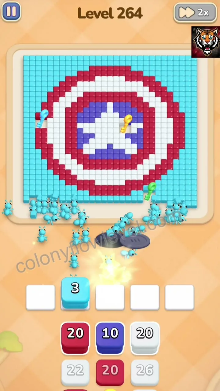 Colony Flow Level 264 step 2