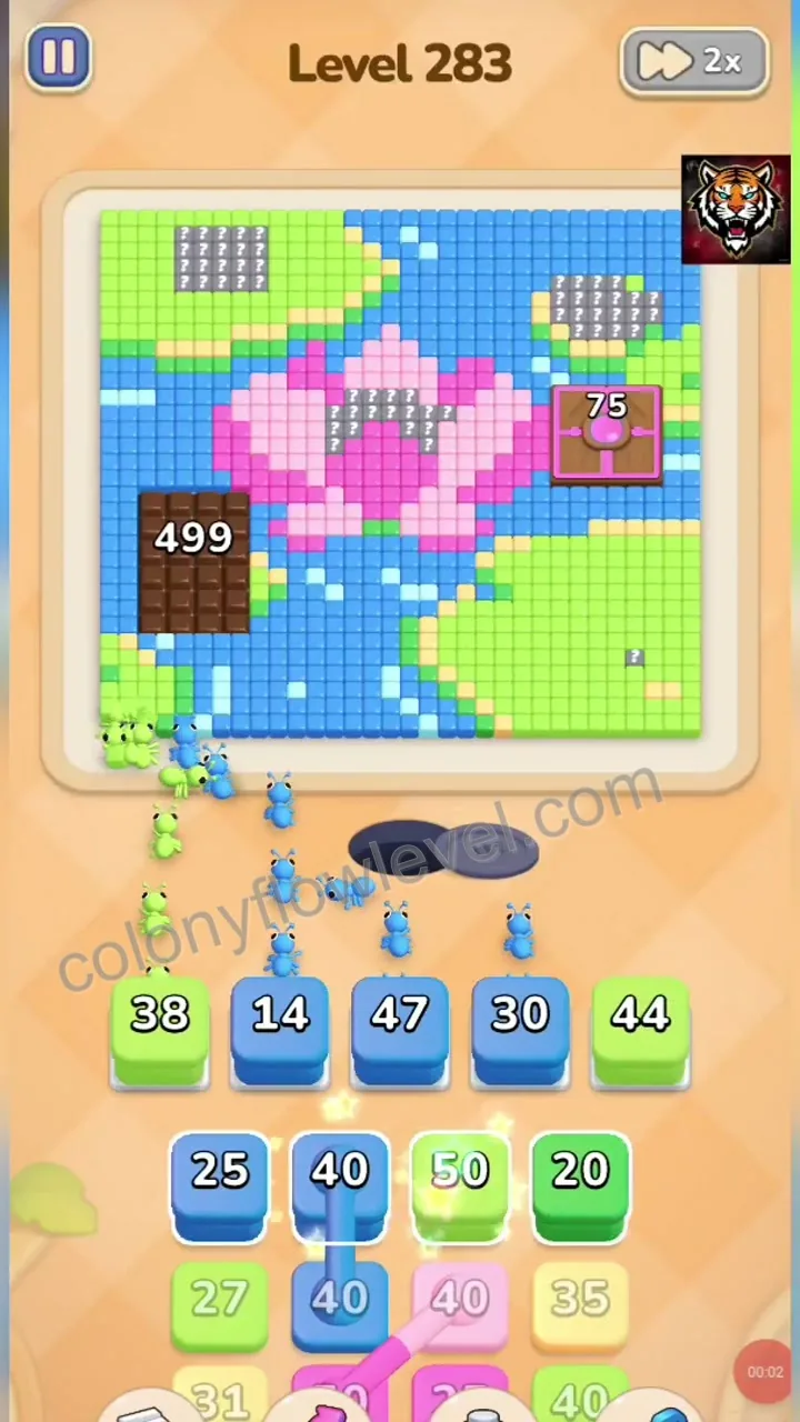 Colony Flow Level 283 step 2