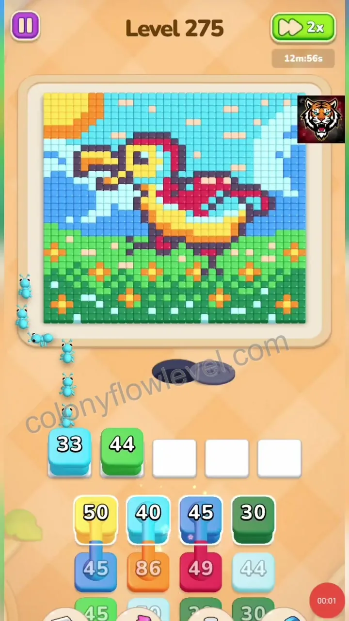 Colony Flow Level 275 step 2