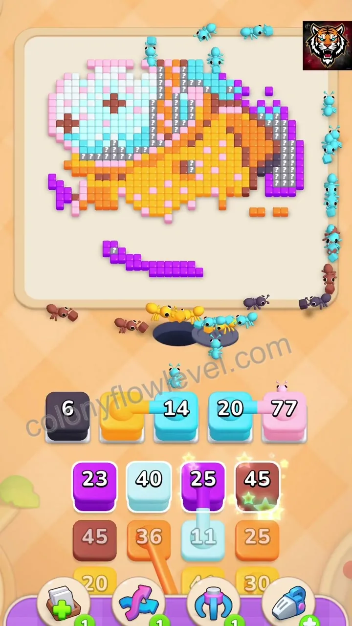Colony Flow Level 285 step 4