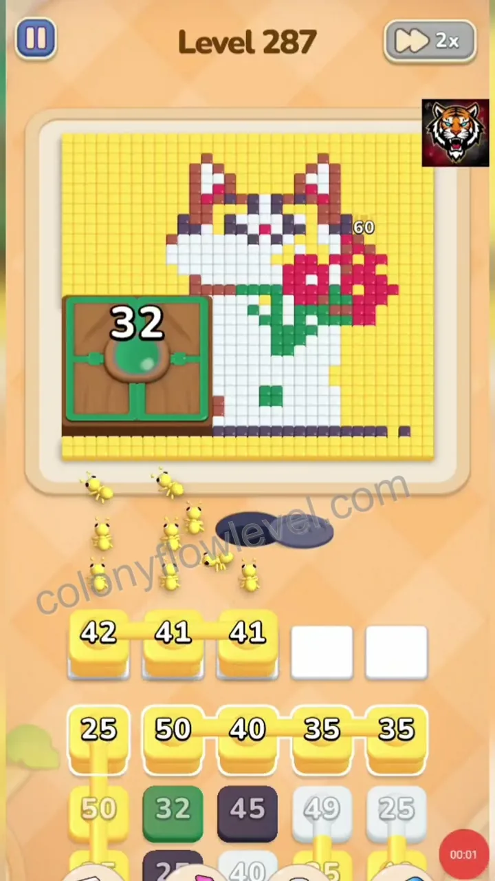 Colony Flow Level 287 step 2