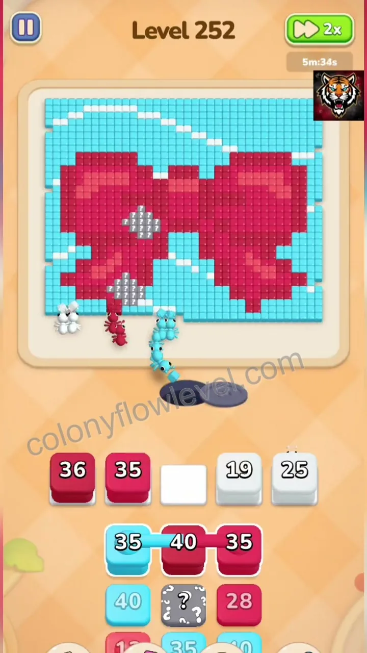 Colony Flow Level 252 step 3