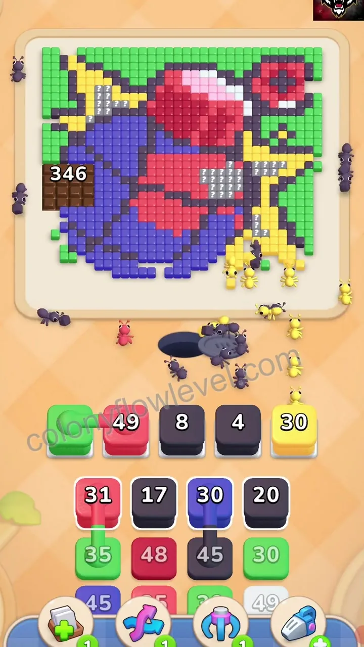 Colony Flow Level 296 step 4