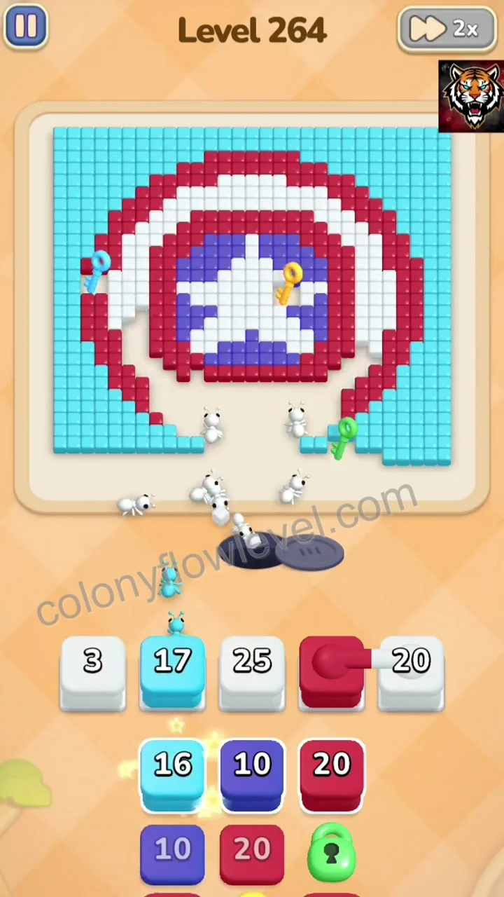 Colony Flow Level 264 step 4