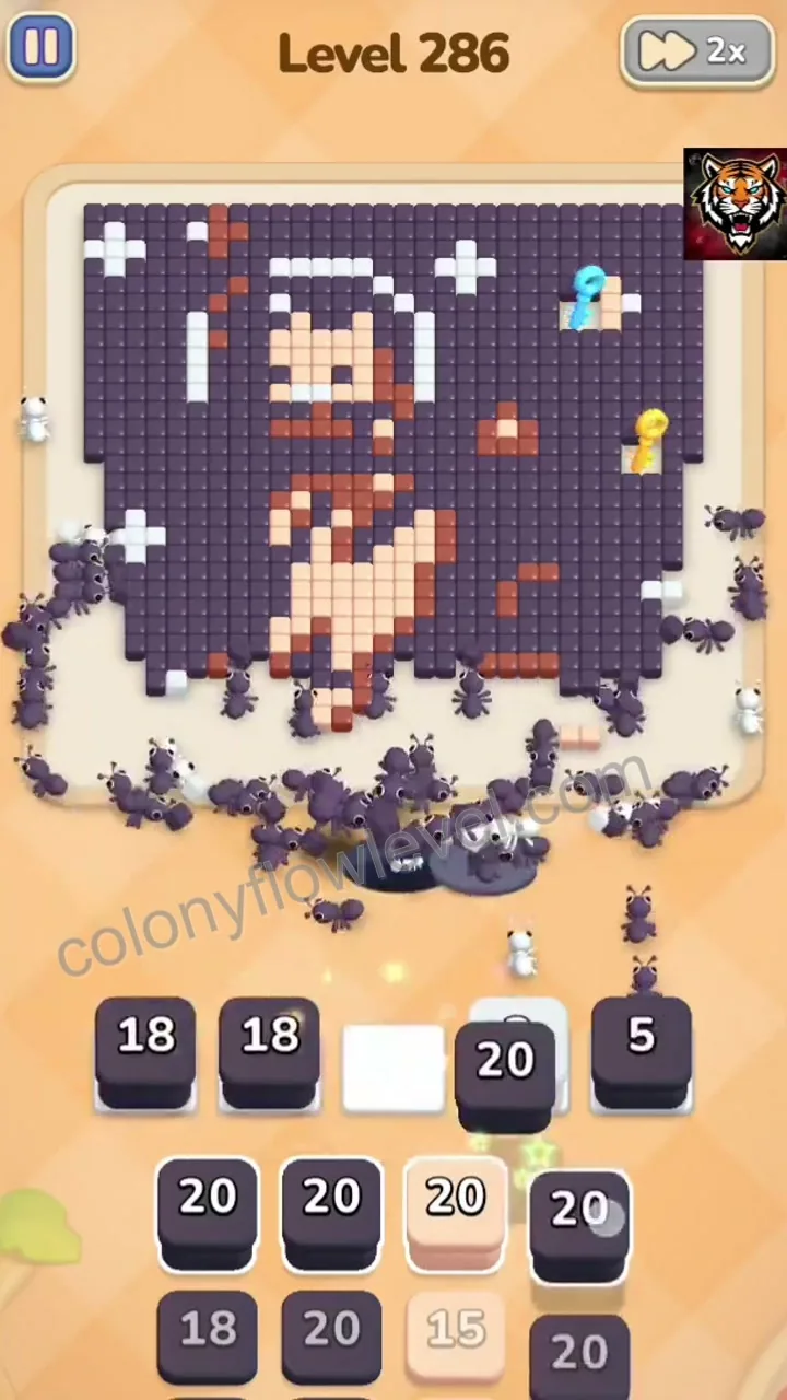 Colony Flow Level 286 step 3